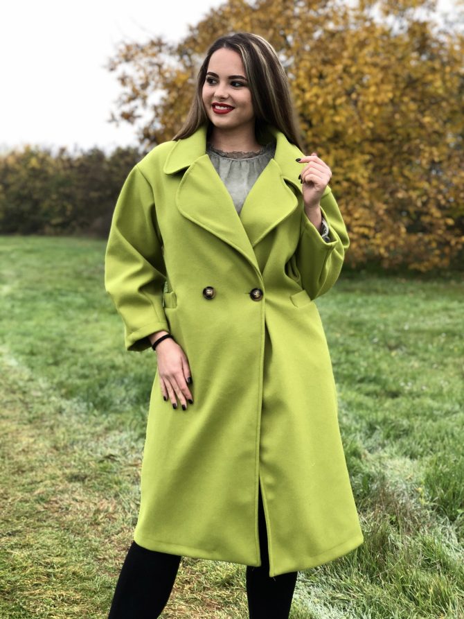 November kabát zöld